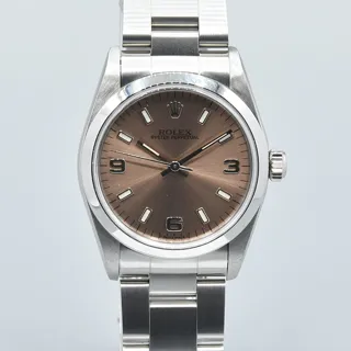 Rolex Oyster Perpetual 31 67480-001 Stainless steel Salmon