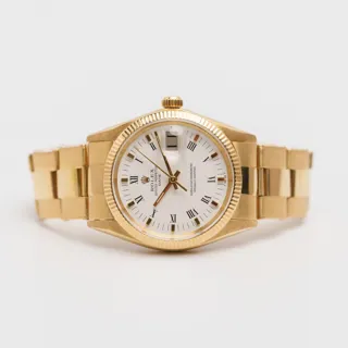 Rolex Oyster Perpetual Date 1500 Yellow gold Golden