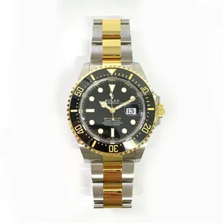 Rolex Sea-Dweller 126603 Yellow gold and Stainless steel Black