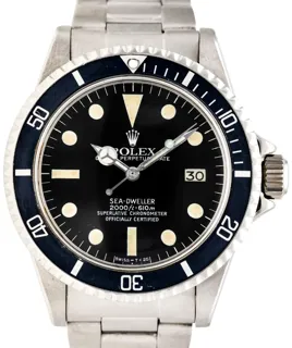 Rolex Sea-Dweller 1665 Stainless steel Black