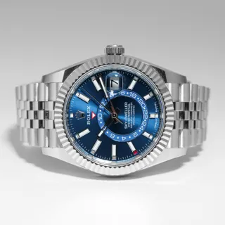 Rolex Sky-Dweller 336934 White Gold$Stainless Steel Blue