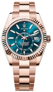 Rolex Sky-Dweller 336935-0001 Everose gold Blue and Green