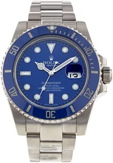 Rolex Submariner 116619LB White gold Blue