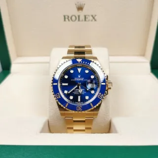 Rolex Submariner 126618LB-0002 Yellow gold Blue