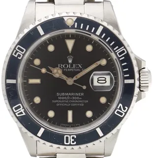 Rolex Submariner 168000 Stainless steel Black