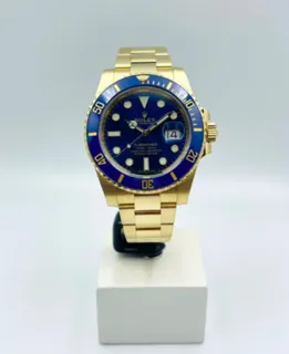 Rolex Submariner Date 116618LB Yellow gold Blue