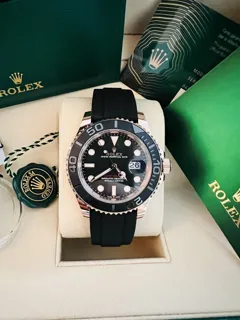 Rolex Yacht-Master 126655-0002 Rose gold Black