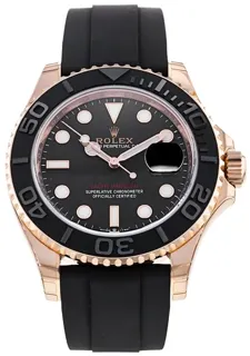 Rolex Yacht-Master 126655-0002 Rose gold Black