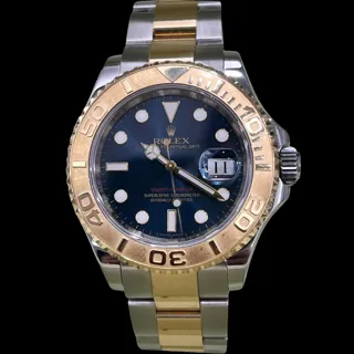 Rolex Yacht-Master 40 16623 Yellow gold and Stainless steel blue