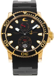 Ulysse Nardin Maxi Marine 266-37LE-3B Rose gold Black