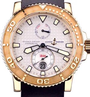 Ulysse Nardin Maxi Marine Diver 266-51 41mm Rose gold White