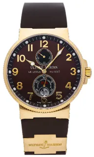 Ulysse Nardin Maxi Marine 266-66-3/625 Rose gold Brown