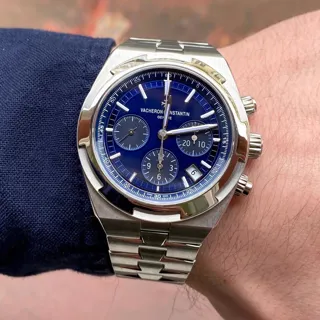 Vacheron Constantin Overseas Chronograph 5500V/110A-B148 Stainless steel Blue