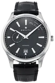 Zenith Captain Power Reserve 03.2120.685/22.C493 Stainless steel Black