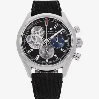 Zenith El Primero 03.3300.3604/21.C822 Stainless steel Black