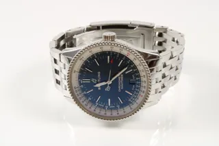 Breitling Navitimer A17325211C1A1 38mm Stainless steel Blue