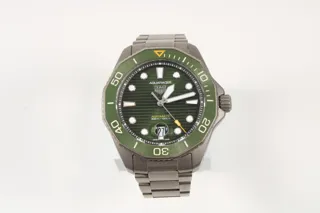 TAG Heuer Aquaracer WBP208B-0 43mm Ceramic and Titanium Green