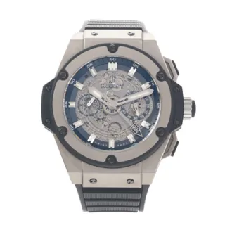 Hublot King Power Unico Chronograph 701.NX.0170.RX Titanium and Rubber Skeletonized