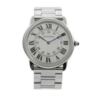 Cartier Ronde Solo W6701005/2934 Stainless steel Silver