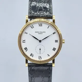 Patek Philippe Calatrava 3919J-001 Yellow gold White