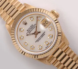 Rolex President 26mm Yellow gold White