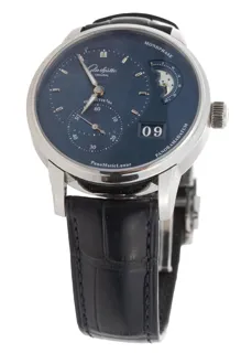 Glashütte PanoMaticLunar 1-90-02-46-32 Stainless steel Blue