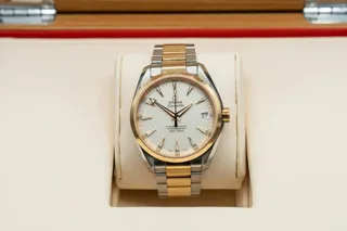 Omega Aqua Terra 231.20.39.21.02.001 Rose gold and Stainless steel Silver