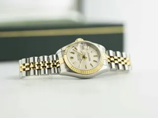 Rolex Lady-Datejust 79173 Yellow gold and Stainless steel White