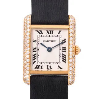 Cartier Tank 6601 18k yellow gold White