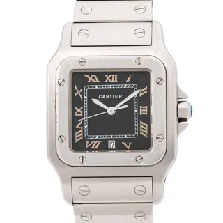 Cartier Santos Galbée 987901 29mm Stainless steel Black