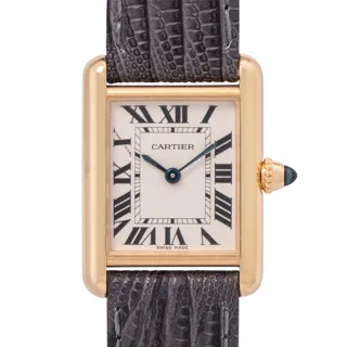 Cartier Tank Louis 2442 18k yellow gold White