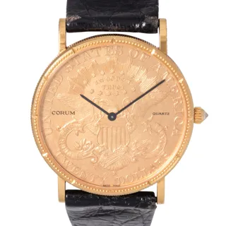 Corum Coin Watch 35mm Yellow gold