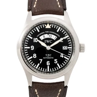 IWC Spitfire UTC 3251 Stainless steel Black