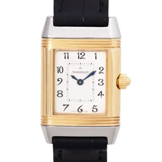 Jaeger-LeCoultre Reverso Duetto 266.5.11 20.5mm Yellow gold and Stainless steel Silver