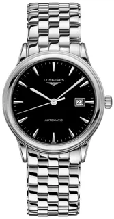 Longines Flagship L49844526 Stainless steel Black