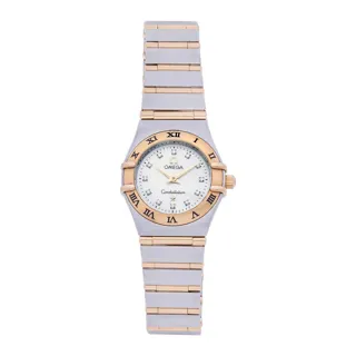 Omega Constellation Stainless steel and 18k yellow gold White