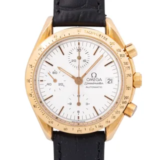 Omega Speedmaster Date 175.0043 18k yellow gold White