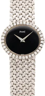 Piaget Vintage 9802 D2 27mm White gold Black