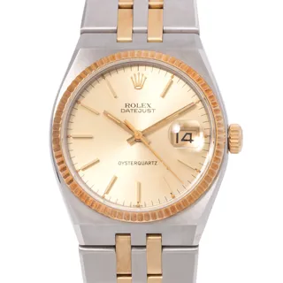 Rolex Datejust Oysterquartz 17013 Stainless steel and 18k yellow gold Golden