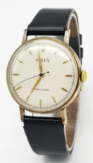 Rolex Precision 9K gold White