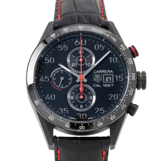 TAG Heuer Carrera CAR2A80-0 44mm Titanium and PVD Black