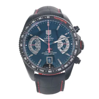 TAG Heuer Grand Carrera CAV518B.FC6237L Titanium and PVD Black