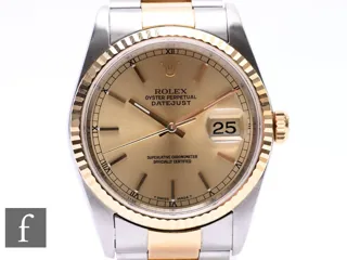 Rolex Datejust 36 16233 Yellow gold and Stainless steel Champagne