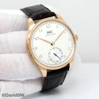 IWC Portugieser IW358306 40mm Yellow gold Silver