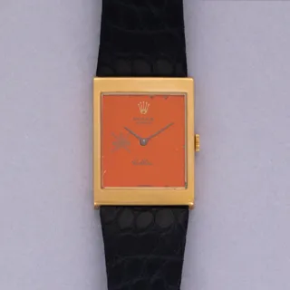 Rolex Cellini King Midas 4014 18k yellow gold Orange