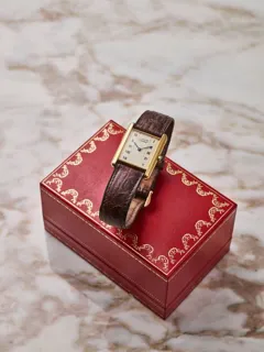 Cartier Tank Must 681006 23mm Vermeil Cream