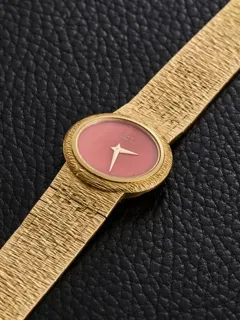 Piaget 7302 A6 27mm 18k yellow gold Red