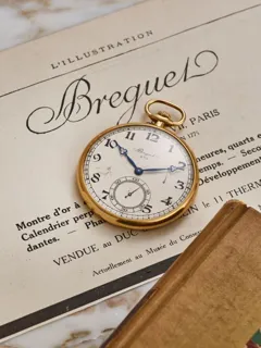 Breguet 44mm 18k yellow gold Silver