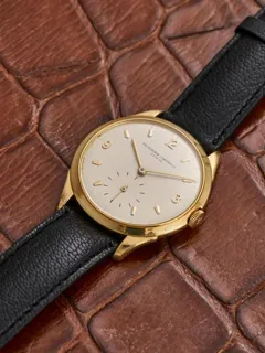 Vacheron Constantin 35mm 18k yellow gold Silver