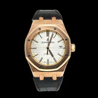 Audemars Piguet Royal Oak 15450OR.OO.D088CR.01 Rose gold Silver